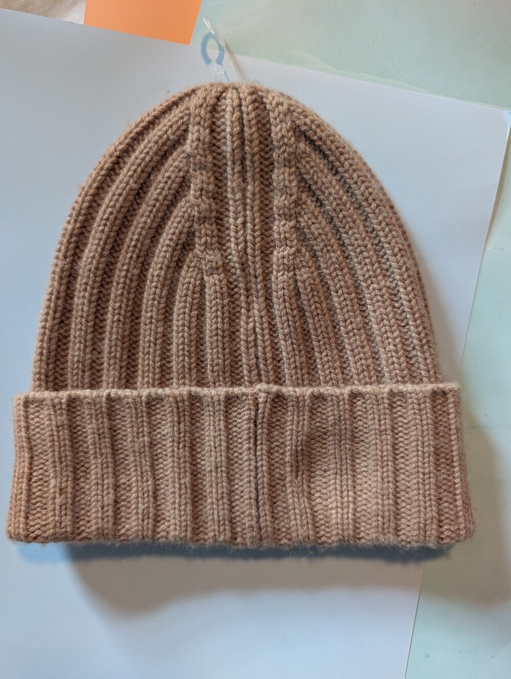 Vince Cashmere Ribbed Beanie